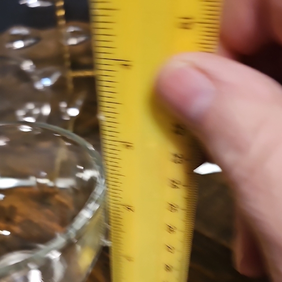 VTG - Elegant Glass Snack Set- Tea Set - Picture 8 of 12